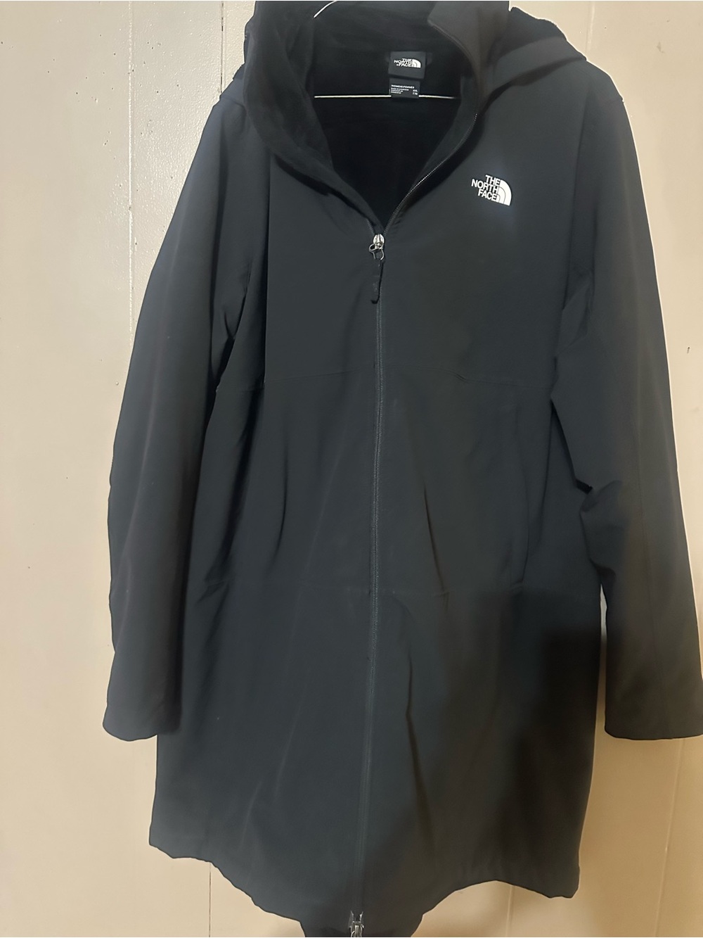 The North Face Black Hooded Trench Coat